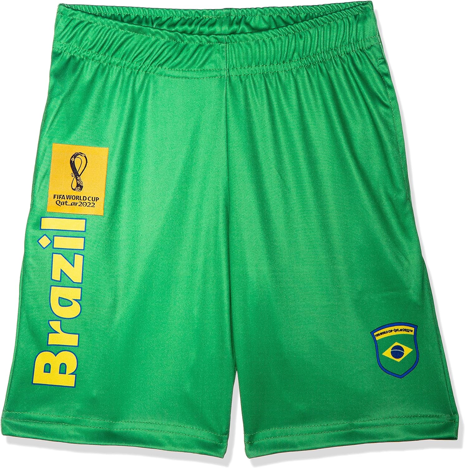 FIFA World Cup Qatar 2022 BRAZIL BOY'S SHORTS - GREEN