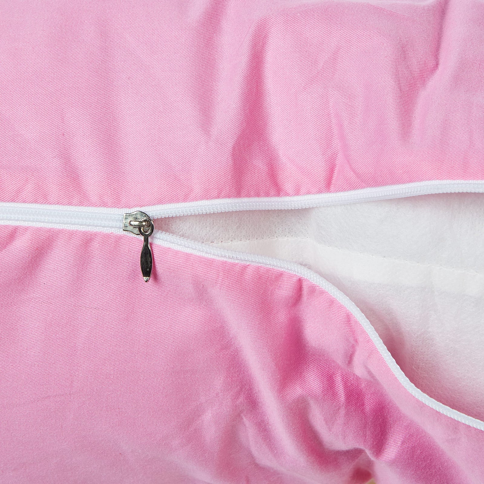 Novo 2.5Kg Pp Cotton Comfort Pillow, Pink - 145X80X25Cm, Free Size