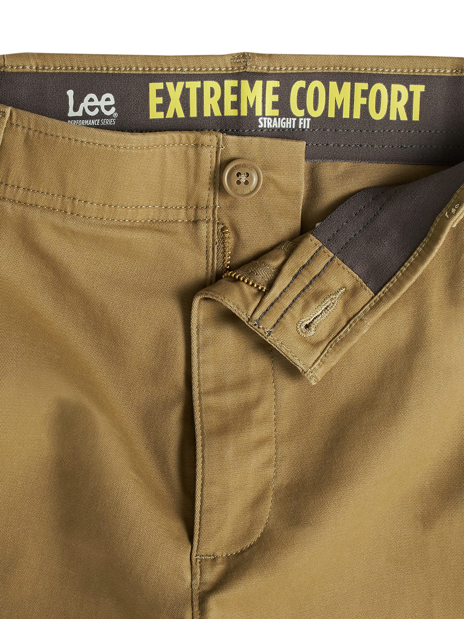 Lee mens Performance Series Extreme Comfort Khaki Pant Straight Fit Pant