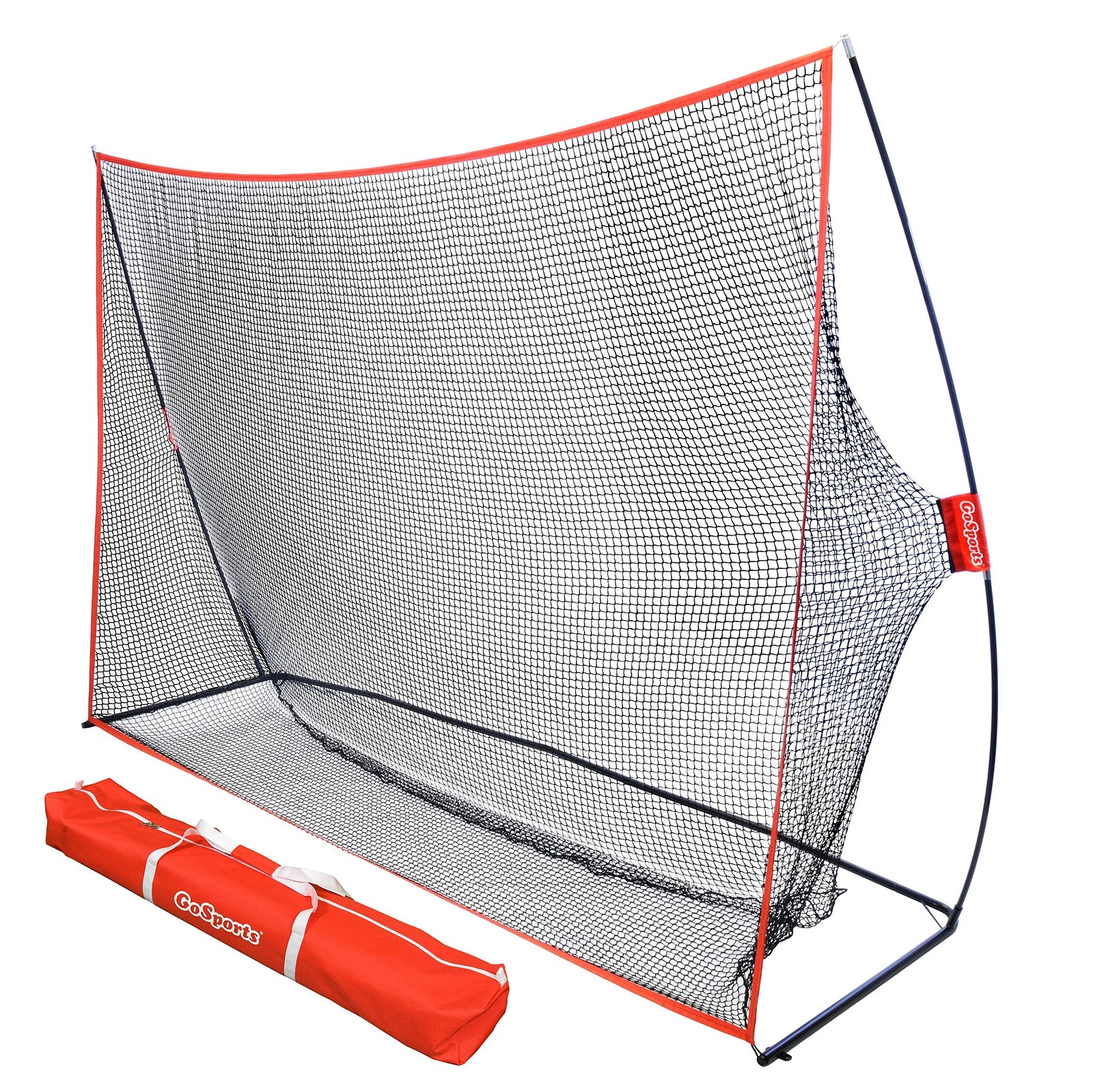 GoSports Golf Practice Hitting Net - Choose Between Huge 10'x7' or 7'x7' Nets -Personal Driving Range for Indoor or Outdoor Use - Designed by Golfers for Golfers