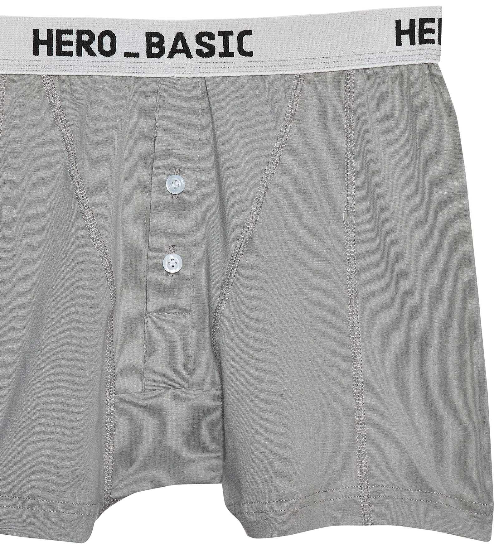 Hero Basic mens Set Of 4 - V Neck t-Shirts+ Free Boxer Underwear (pack of 5).GRAY