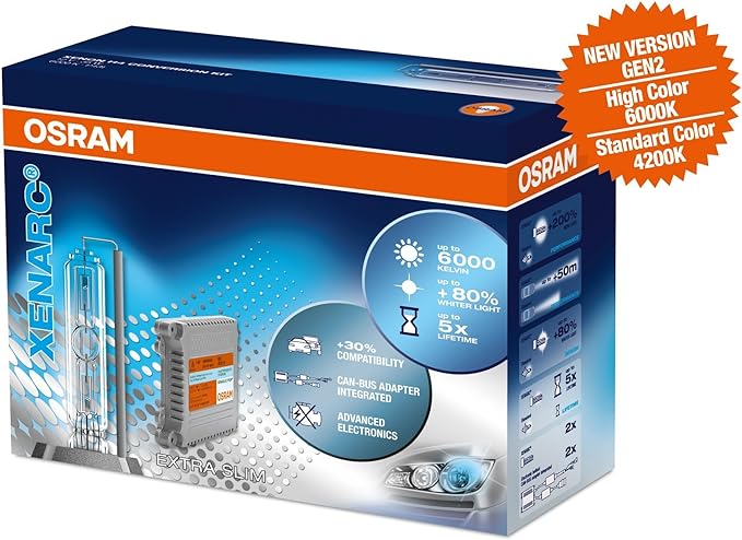 Osram ‎DH11 6000K HID KIT G2 h11 zenon kit for cars