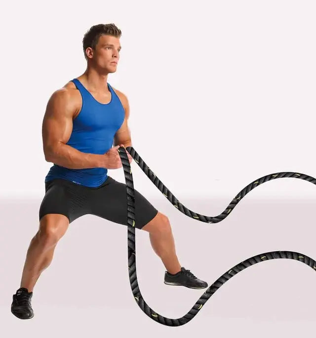 Body Tech Fitness Battle Rope 9 Meters - Polydac Battle Rope Exercise Fitness Training .BATTLEROPE3