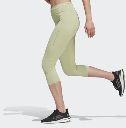 Adidas Leggings 3/4 de Running Own The Run Magic Lime S - HC1762-S