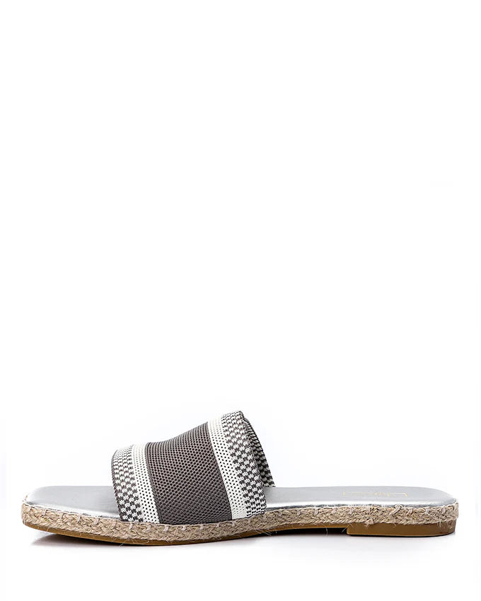 Dejavu FLAT SLIPPER SHOES-Grey- 39 EU