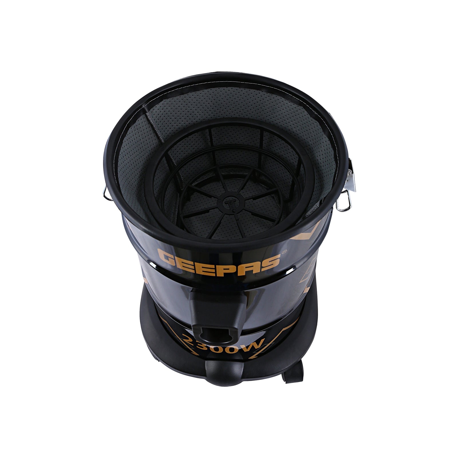 Geepas GVC2598 2300W 25L Drum Vacuum Cleaner - Portable ABS/Copper/Iron | Dust Full Indicator with Parking Position | Air Blower Function with Adjustable Suction Power