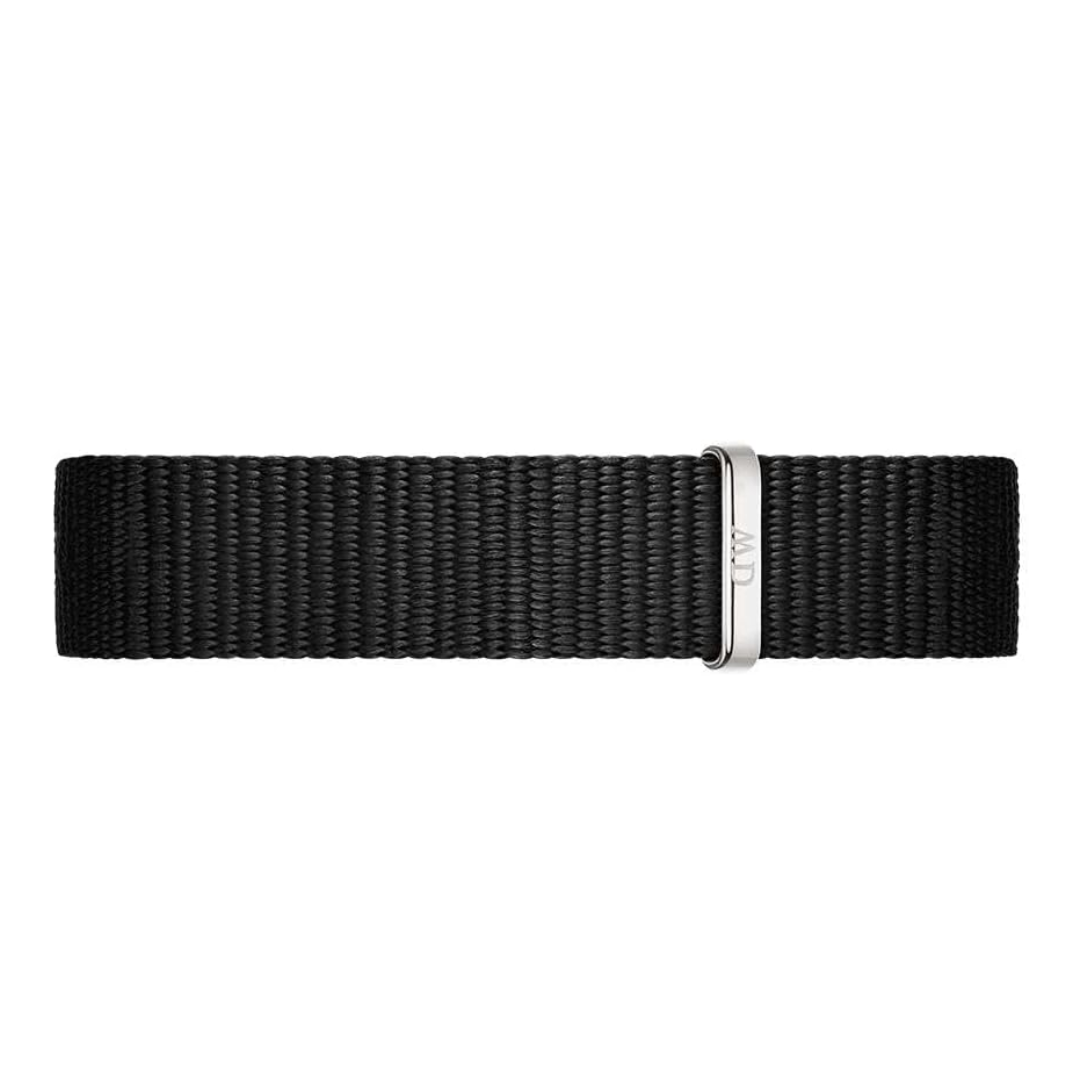 Daniel Wellington Petite Black Cornwall Nato Strap 28 Mm - Dw00200196, Black Band