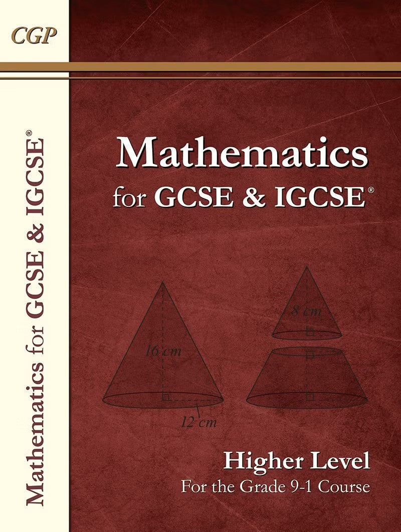 New Maths for GCSE and IGCSE Textbook, Higher Paperback English by CGP Books - 42692