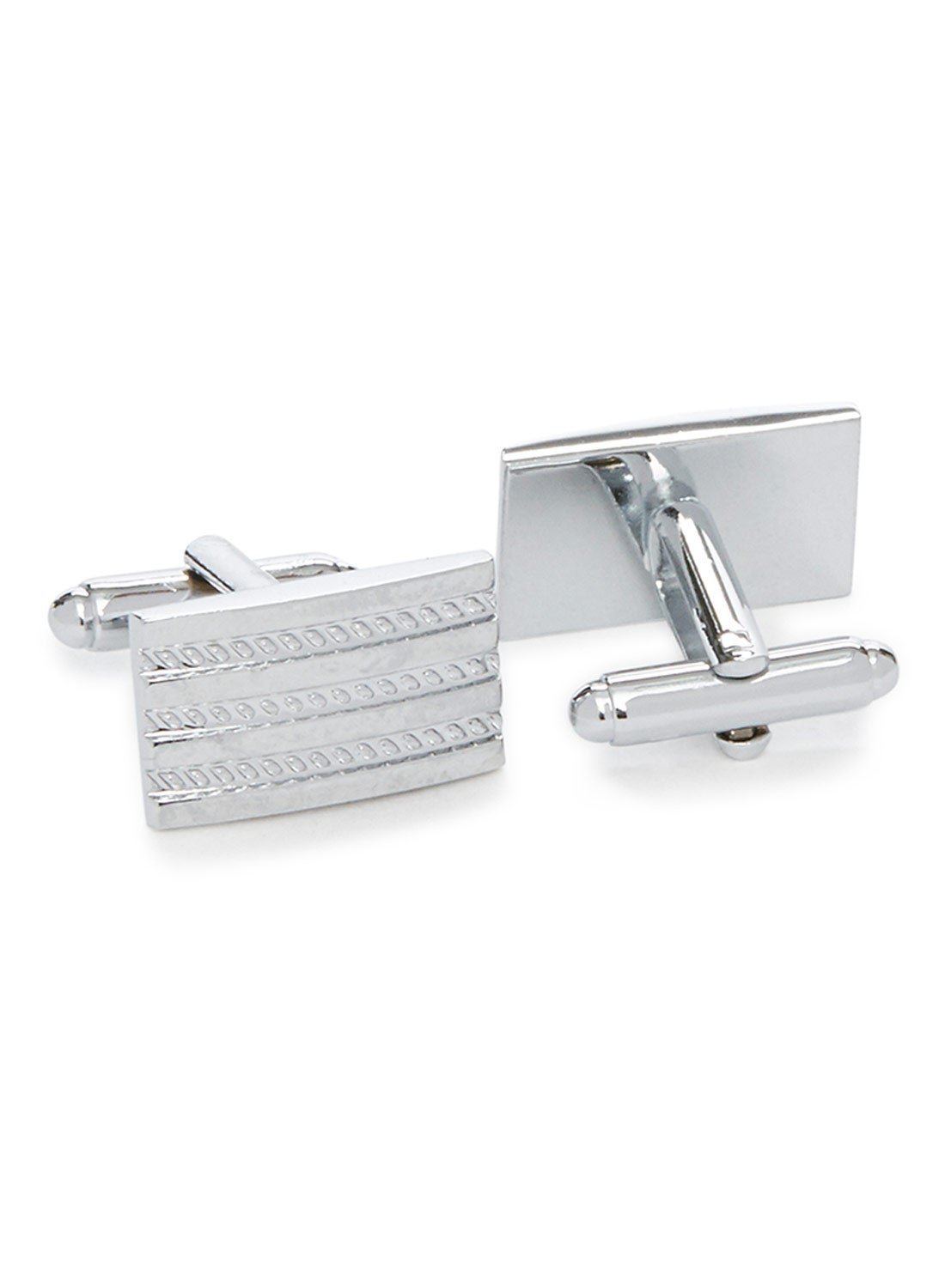 Ampersand Metallic Rectangular Cufflinks