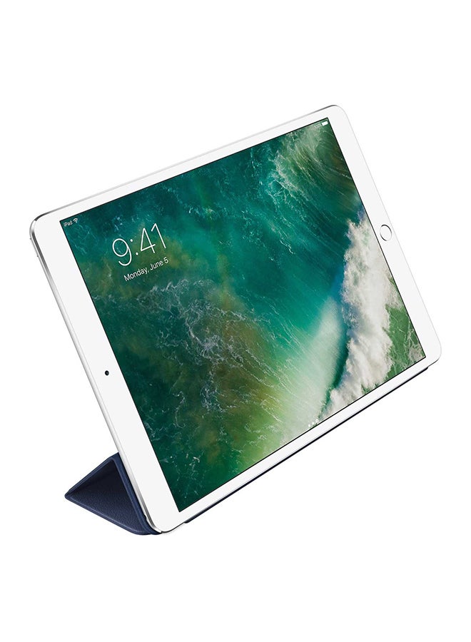 غطاء ذكي من الجلد لجهاز iPad Pro بحجم 12.9 بوصة - أزرق منتصف الليل