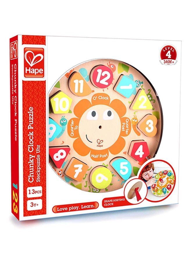 Hape Chunky Clock Puzzle Game