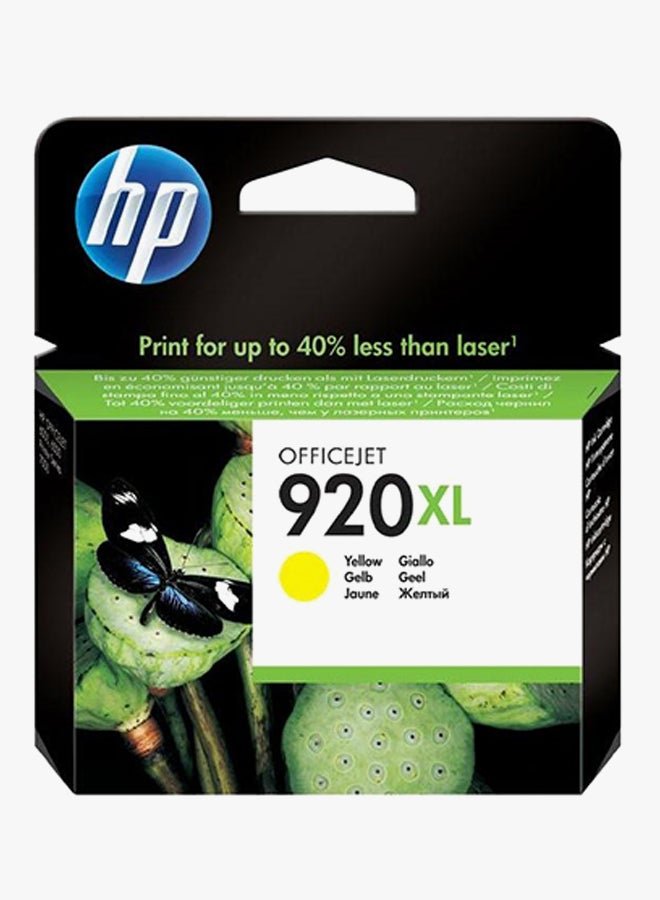 HP 920XL Officejet Ink Cartridge Yellow