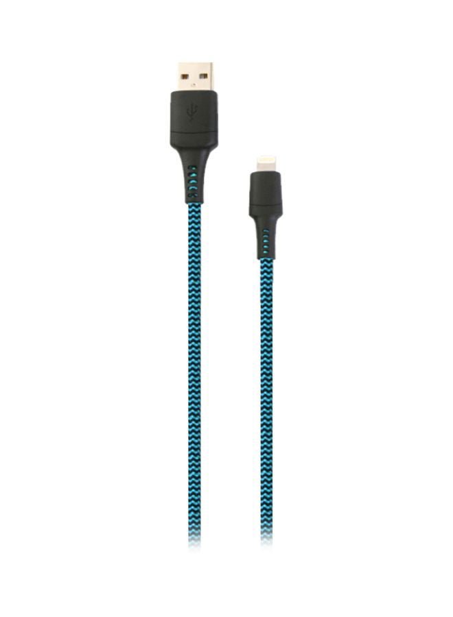 Goui 8 Pin Lightning To USB Cable Blue/Black