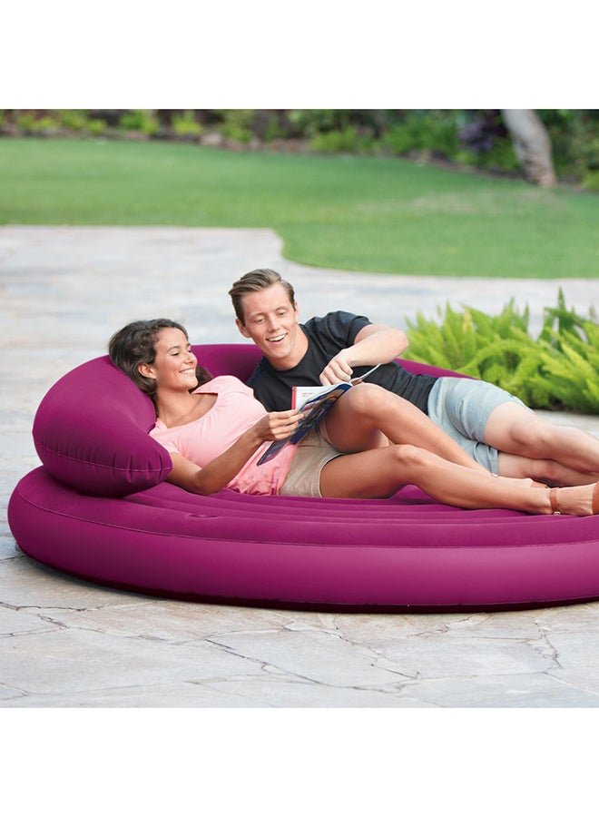 INTEX Ultra Daybed Lounge Airbed مع مضخة – باللون البنفسجي