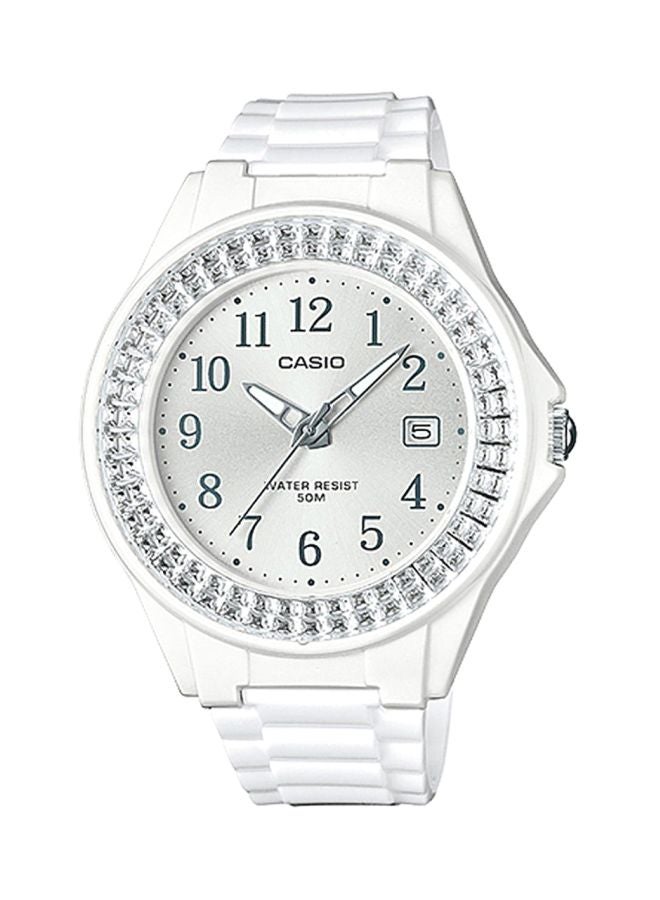 CASIO Women's Water Resistant Analog Watch LX-500H-7B2 - 40 mm - White