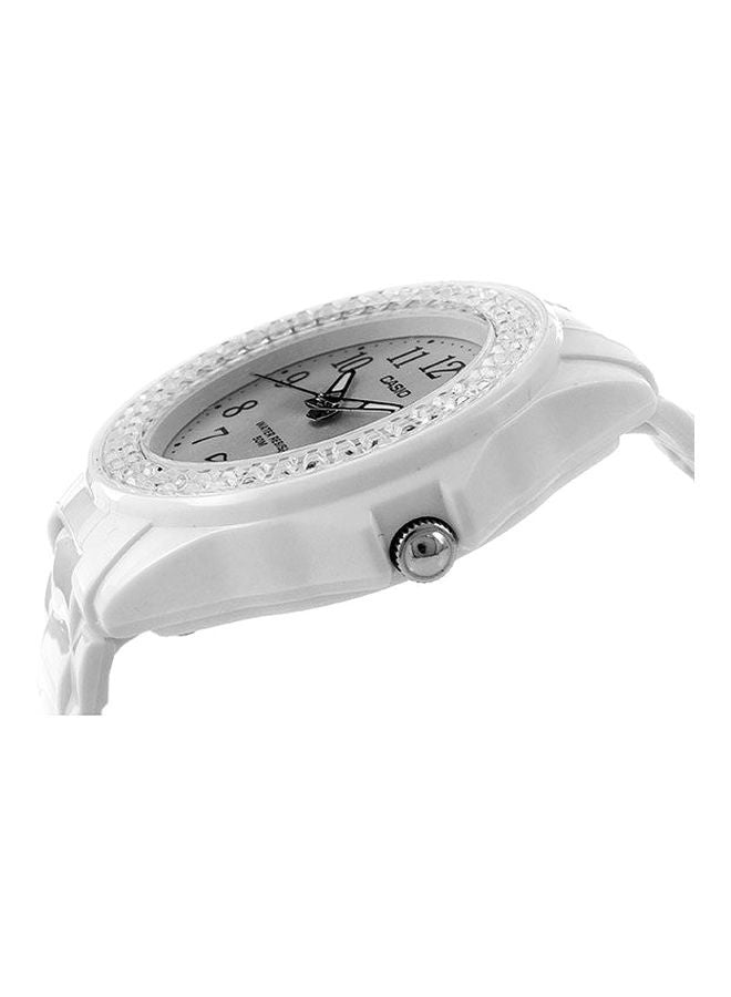 CASIO Women's Water Resistant Analog Watch LX-500H-7B2 - 40 mm - White