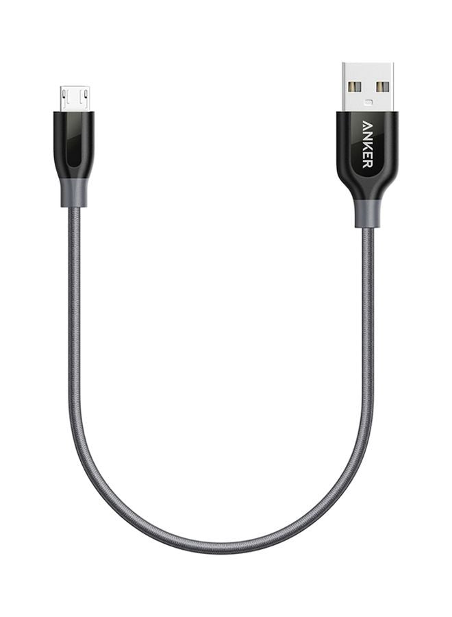 Anker PowerLine+ Data Sync Micro USB Charging Cable Grey