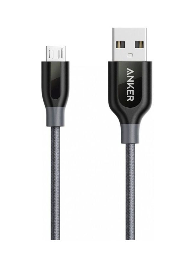 Anker PowerLine+ Data Sync Micro USB Charging Cable Grey