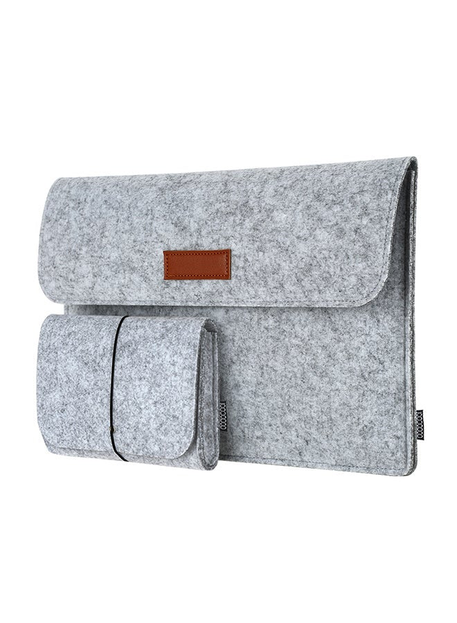 Dodocool Laptop Felt Sleeve Bag Light Grey