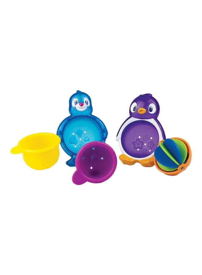 Munchkin 5-Piece Lazy Buoys Bath Toy Set 9.4x7.9x2.8cm