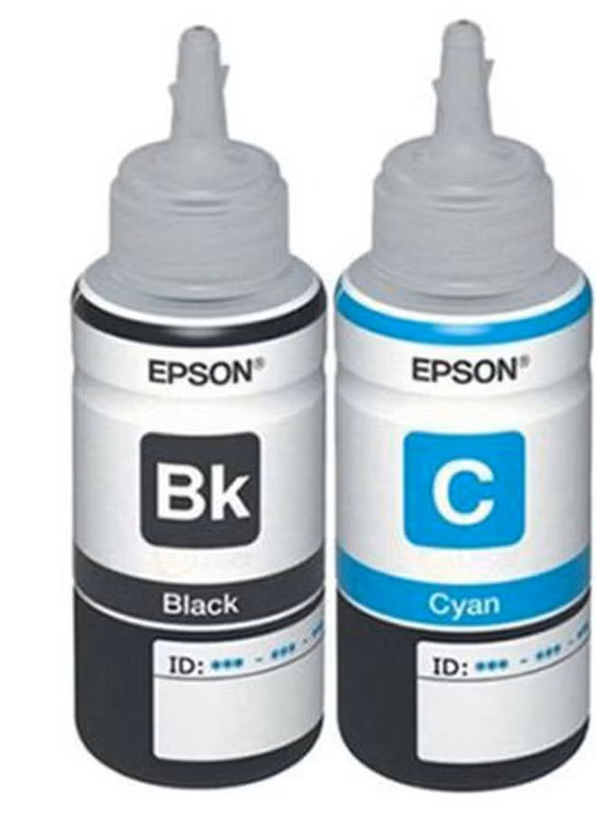 664 4-Piece Refillable Ink Bottle Black/Cyan/Magenta/Yellow