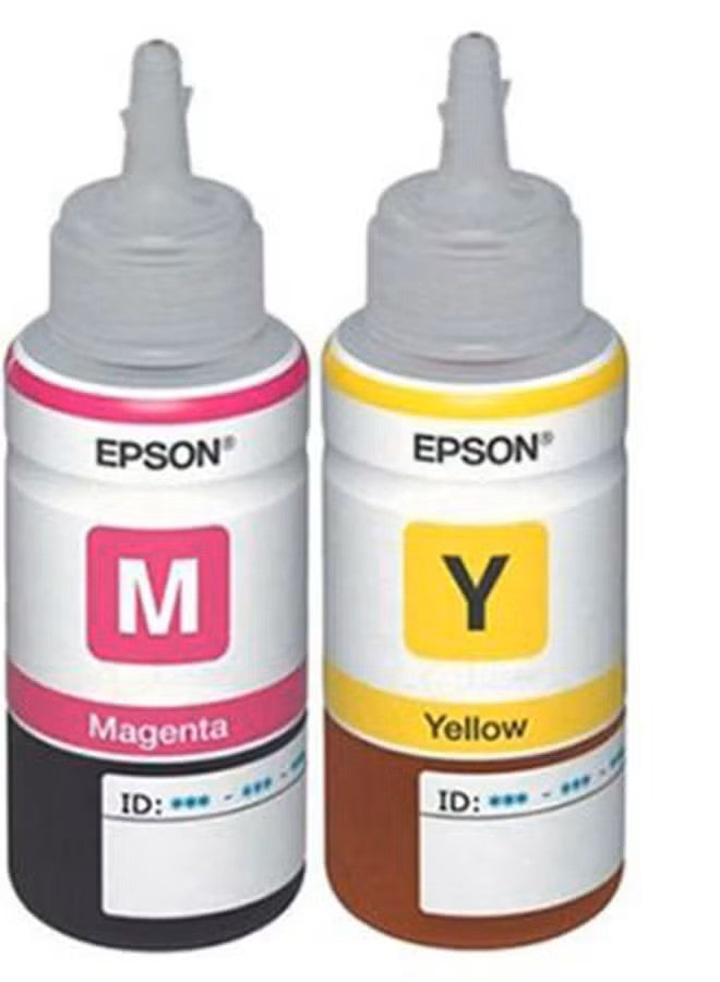 664 4-Piece Refillable Ink Bottle Black/Cyan/Magenta/Yellow