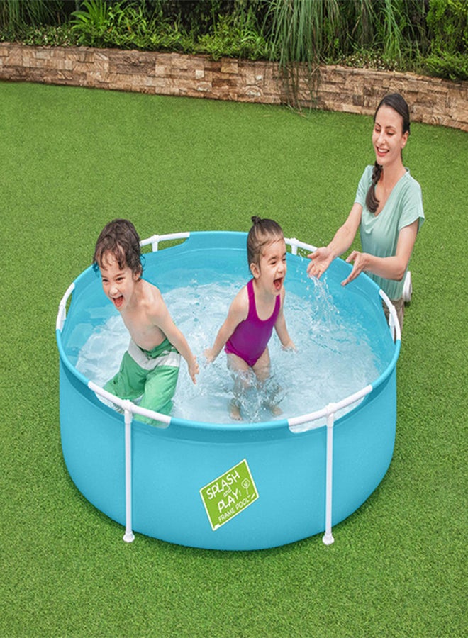 Bestway Portable Lightweight Unique Design My First Splash And Play Frame Pool With Repair Patch 152x 38cm