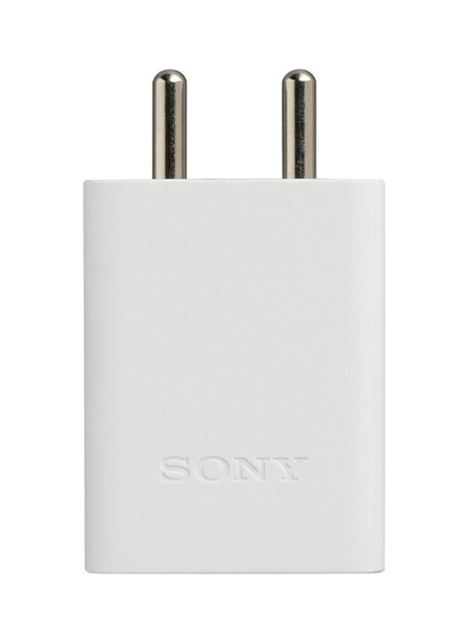 Sony Original Dual USB Port AC Adapter White