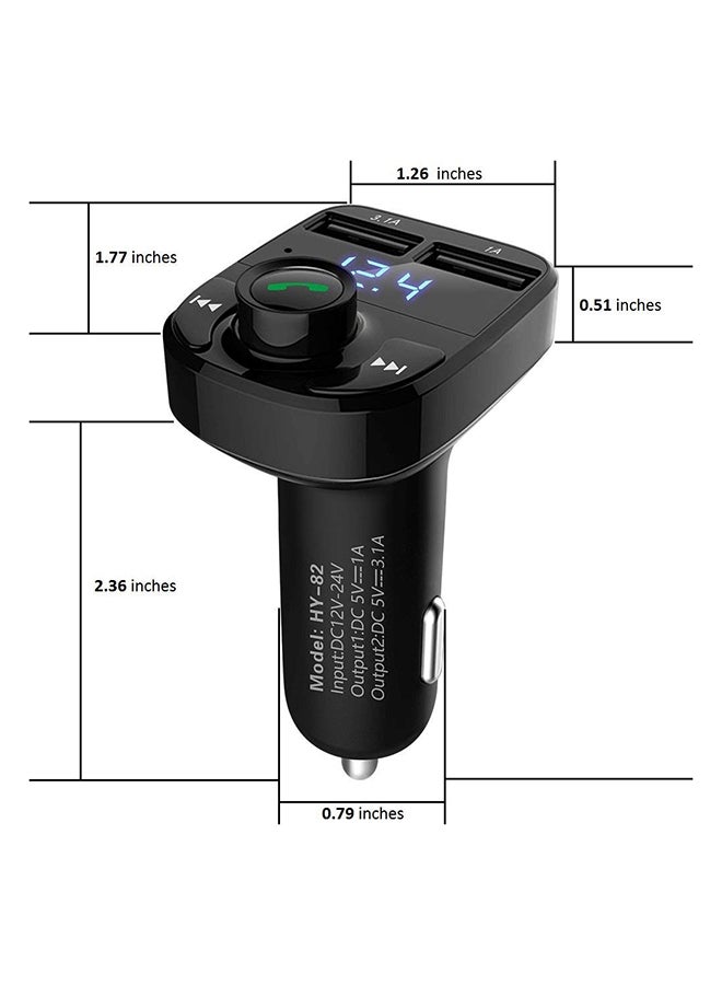 Generic Bluetooth Hands-free Car FM Transmitter Player With USB Charger