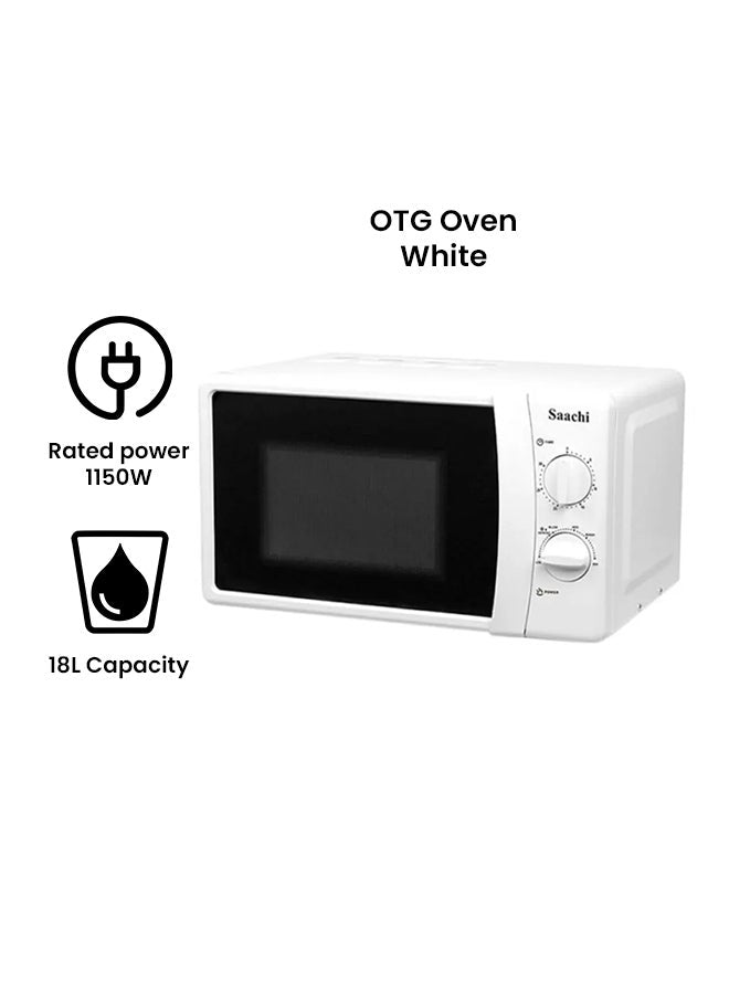 Saachi Microwave Oven 18 L 1150 W NL-MO-6108-WH White