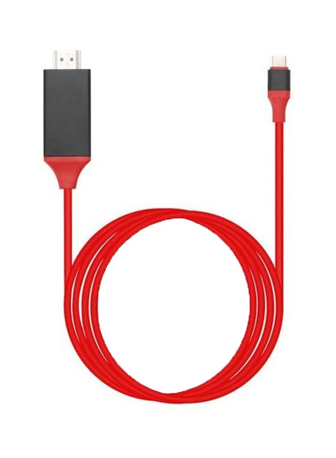 TID USB 3.1 Type C Adapter Cable Red