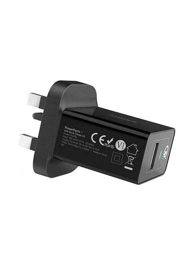 Anker PowerPort+ 1 with Quick Charge 3.0 Wall Charger Black