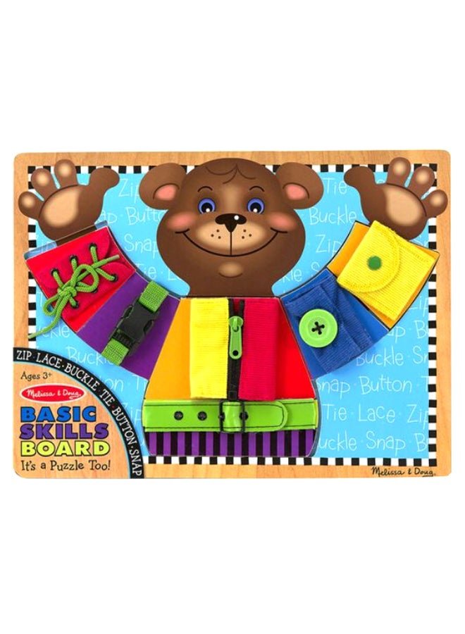 Melissa & Doug 6-Piece Basic Skills Puzzle Board Game Set