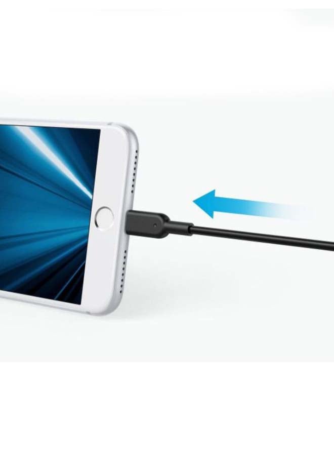 Anker Powerline II Lighting Data Sync And Charging Cable Black