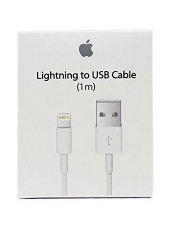 Apple Lightning To USB Cable - 1 Meter White