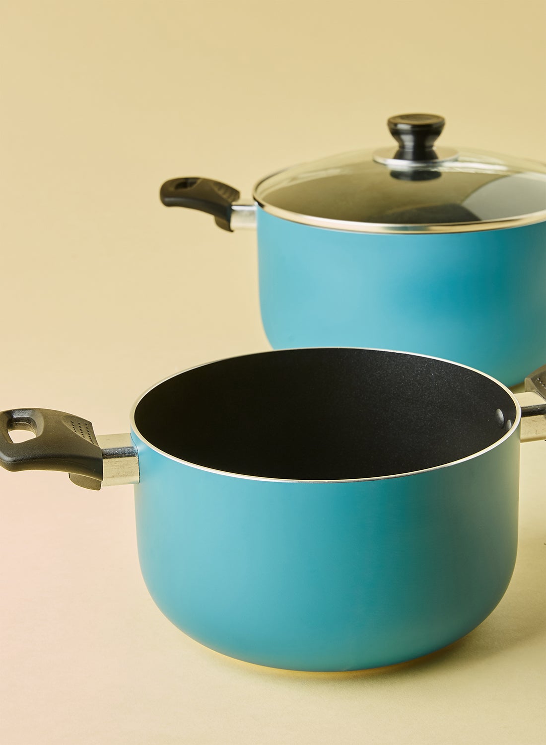 9-Piece Non-Stick Aluminium Cookware Set Dark Teal