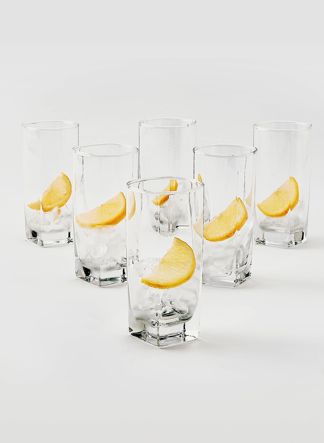 6-Piece Glass Tumbler Set Clear/S33