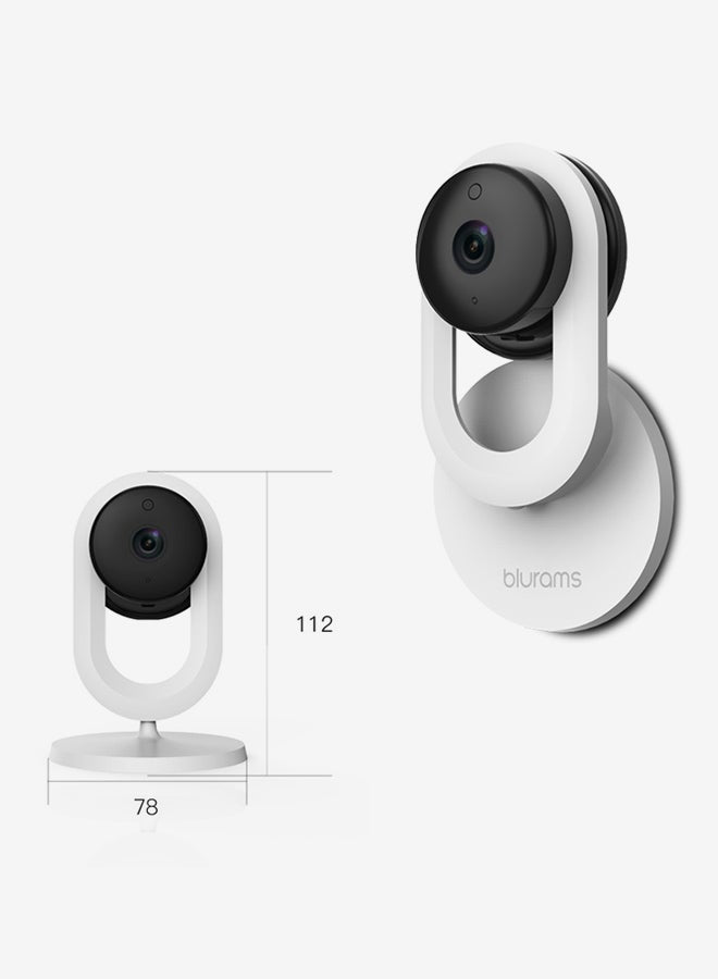 Blurams 720P Home Lite Security Camera With 2-Way Audio, Human And Motion Detection