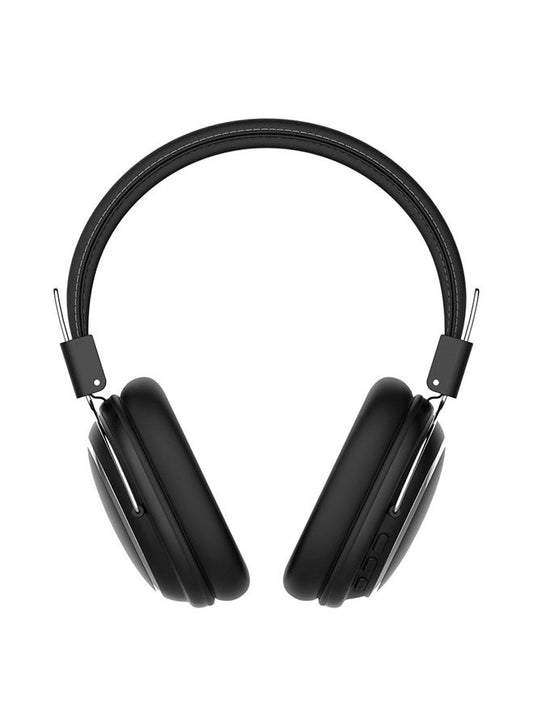 Generic Wireless Over-Ear Headphones with Microphone Volume Control Game Black
