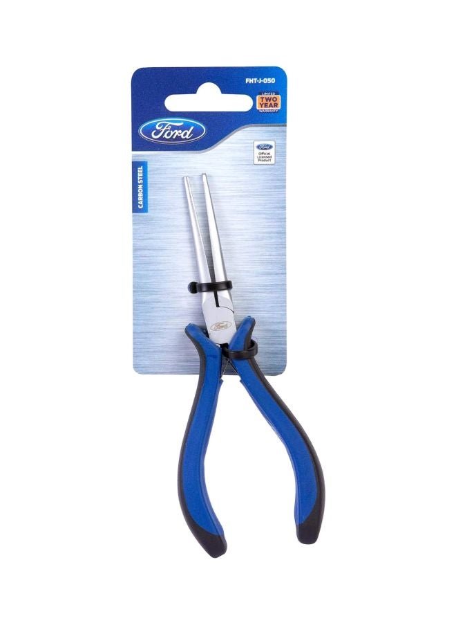 Ford Crv Niddle Long Nose Plier With A Soft Grip Handle Blue/Silver/Black