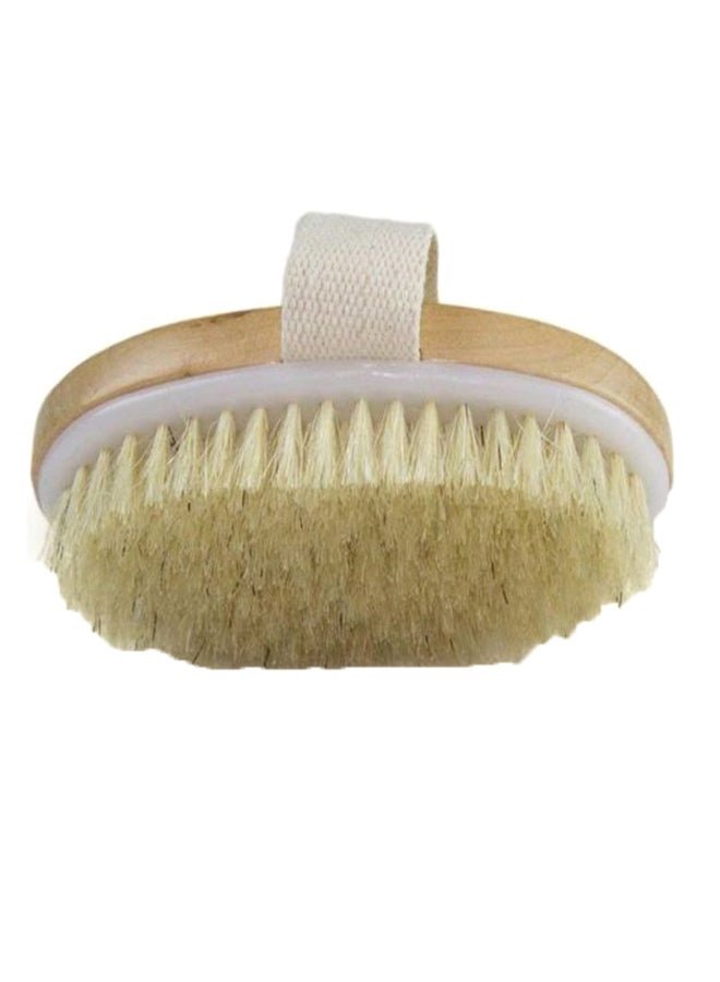 Generic Dead Skin Removal Body Brush - Beige/White