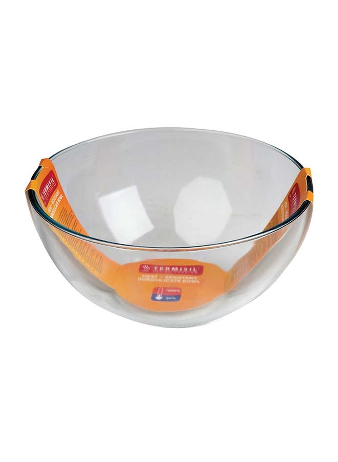 Termisil High Grade Borosilicate Glass Bowl Clear 26cm