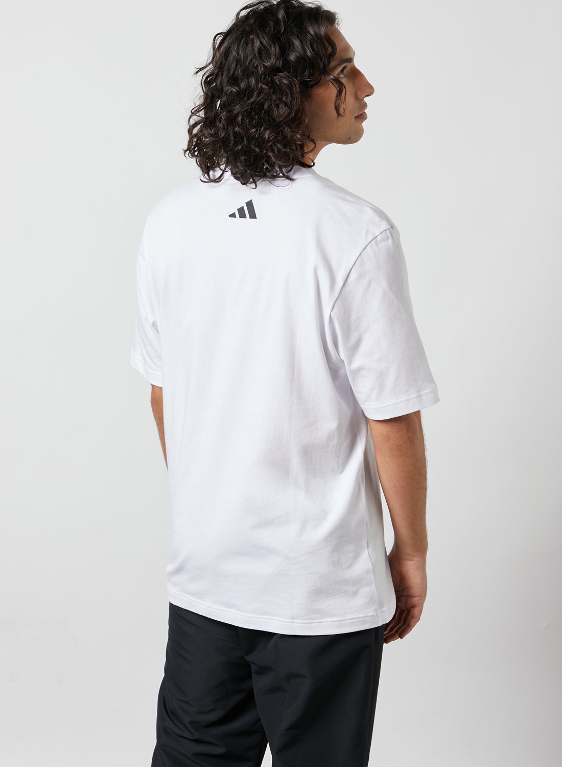 Adidas Athletics Pack Language Tee T-Shirt White/Black