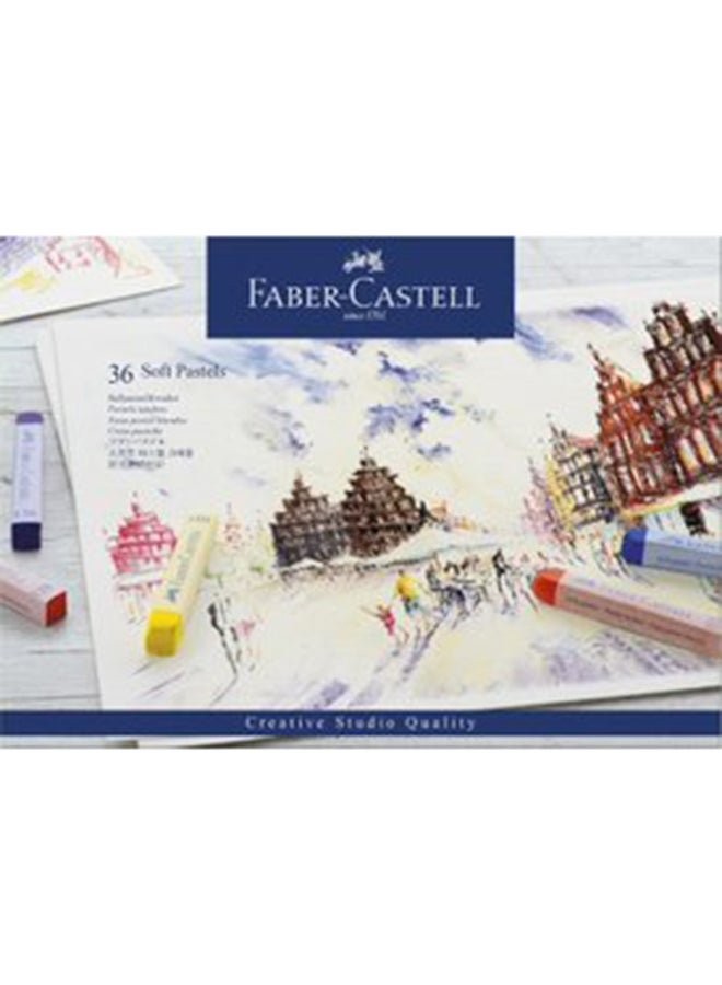 FABER-CASTELL 36-Piece Creative Studio Oil Pastel Crayons Set Multicolour