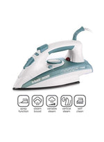 BLACK+DECKER Steam Iron with Non-Stick Soleplate/Self Clean Function 220.0 ml 1750.0 W X1600 Green/White