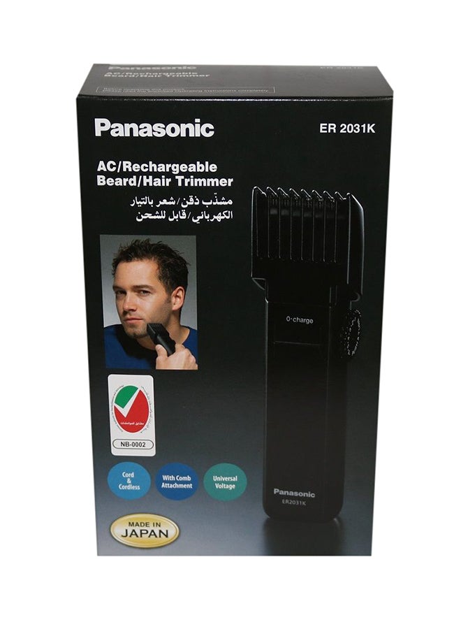 Panasonic Professional Rechargeable Electric Hair Trimmer Black