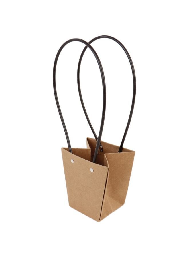 Generic Cardboard Gift Bag Brown/Black