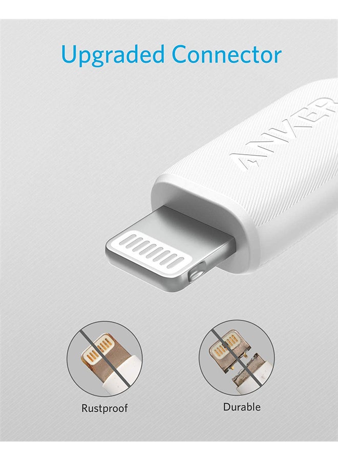 Anker PowerLine III with USB A cable with Lightning connector 1.8M White