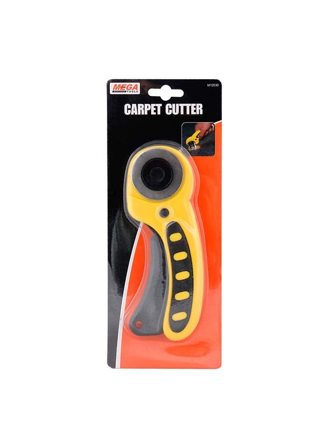 MEGA Carpet Cutter Yellow/Black 10X25X3centimeter