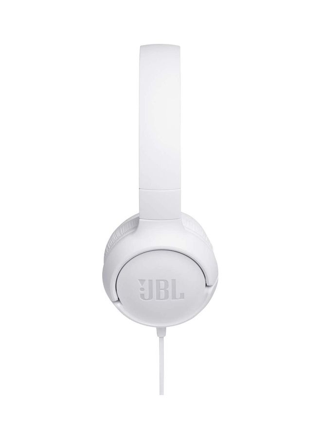 JBL Tune 500 Wired On-Ear Headphones - Deep Pure Bass - 1-Button Remote - Lightweight - Foldable - Tangle-Free Cable